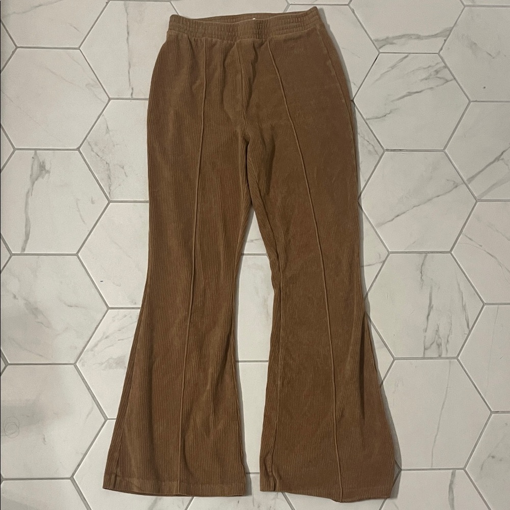 Aerie Brown Flare Pants